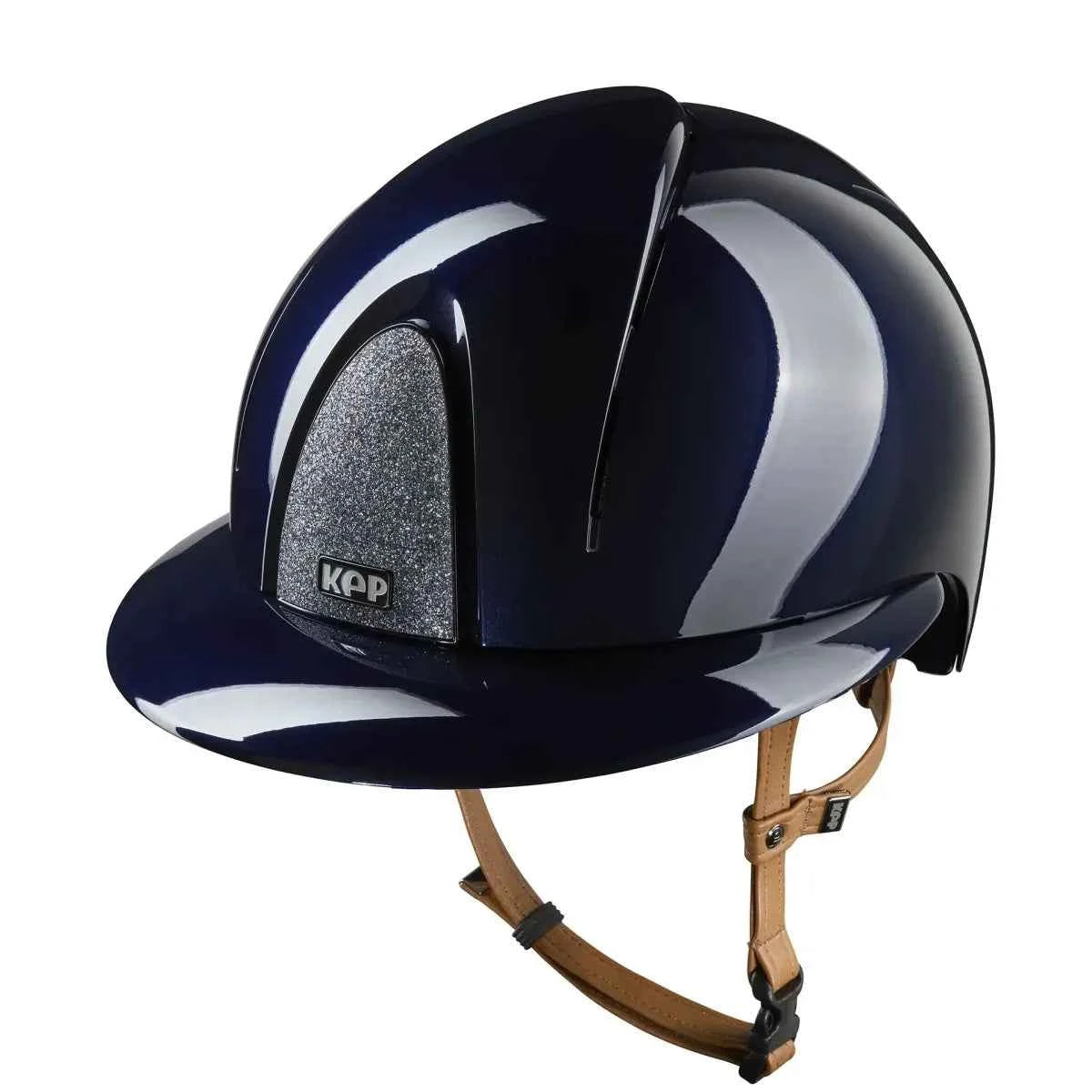 KEP Italia Kask jeździecki Smart Nova / Polish Blue/ Polo Visor / Star Blue Large